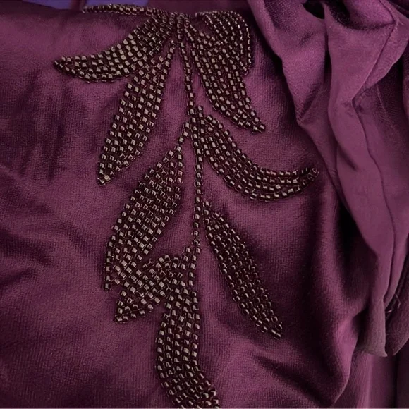 Zara 2 Piece Embroidered Beaded Kimono and Pants Co Ord Set - Picture 9 of 9